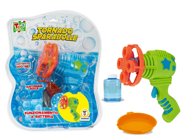 Merchandising Teorema: Teo'S - Pistola Sparabolle Di Sapone 100Ml A Batteria - B