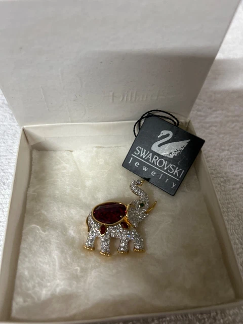 Vintage Swarovski Elephant Pendant