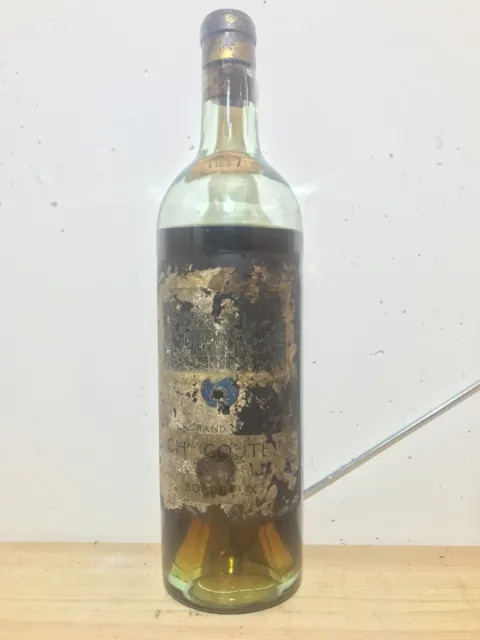 1 bouteille château Coutet 1917 grand cru classé Barsac Sauternes Bordeaux 