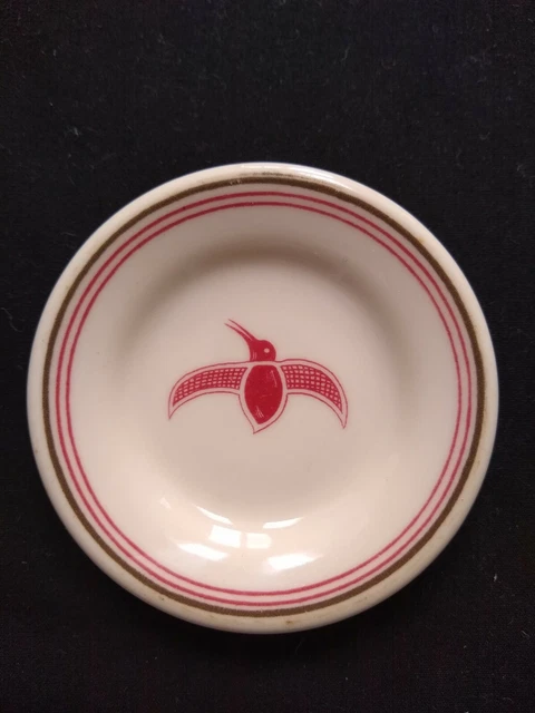 Santa Fe Railroad Dining Car Service  Mimbreno Restaurant Ware Butter Pat