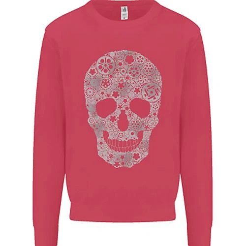 Felpa Maglione Gear Skull Biker Moto Auto Moto Auto Uomo 12