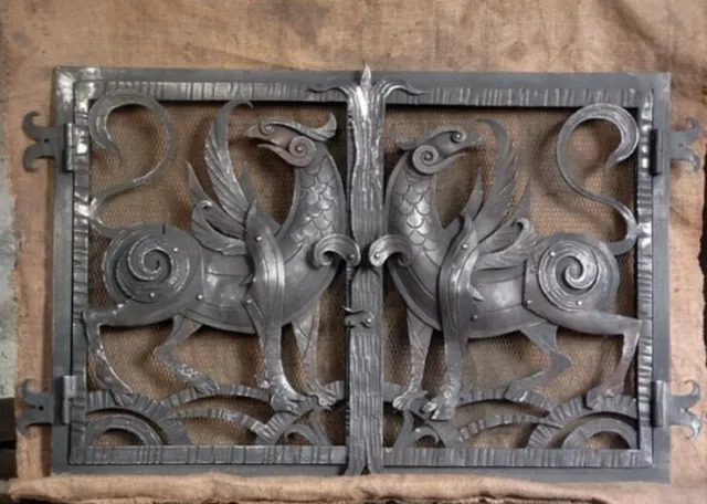 Fireplace Door Oven Groom Mens Gift Medieval Antique Celtic 2