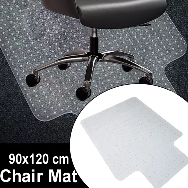 Chair Mat Carpet Floor Protectors PVC Home Office Room Computer Mats 120x90cm AU