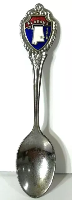 Vintage Mini Alabama Collectible State Souvenir Spoon 3 1/2 Inches