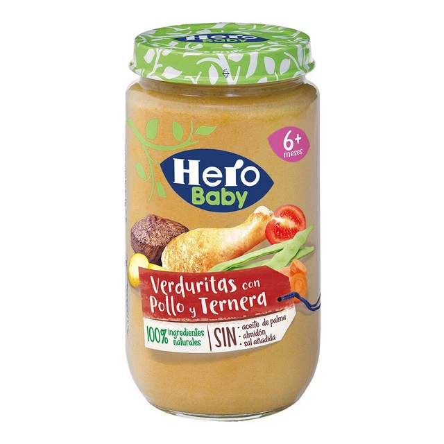 Pot pour bébé Hero Légumes Poulet Veau [235 gr]