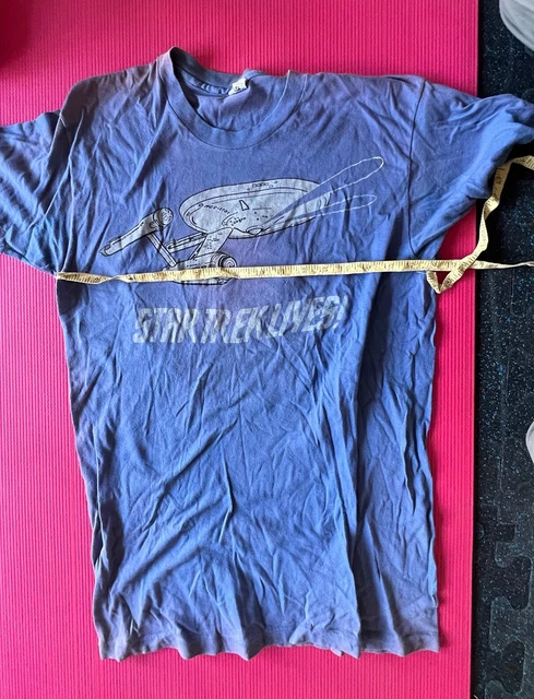 Original 1974 Vintage Star Trek Lives t-shirt USS Enterprise NBC morning cartoon