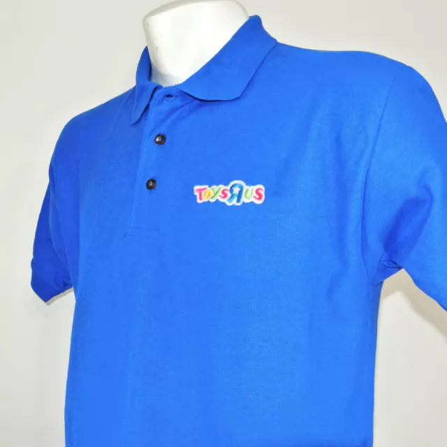TOYS R US Toy Store Employee Uniform Polo Shirt Blue Size 2XL 2XLT NEW ...