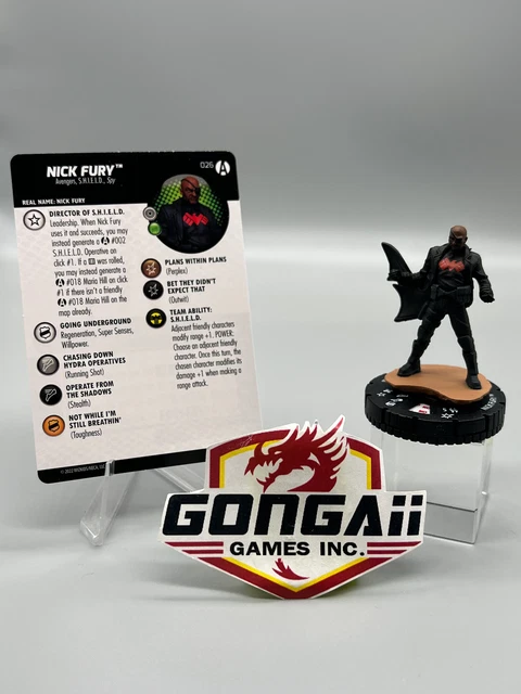 Marvel HeroClix: Avengers Forever #026 Nick Fury