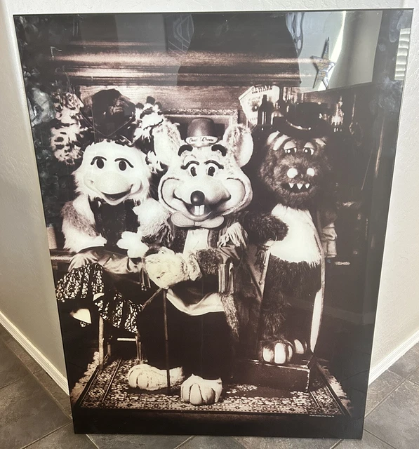 Rare Vintage Chuck E Cheese Helen Henny Bathroom Sign 1728887426