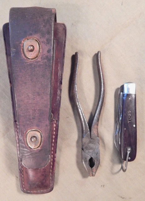 WWII / WW2 U.S. Army Signal Corps, TE-33 Tool Kit, Complete w/ TL-29