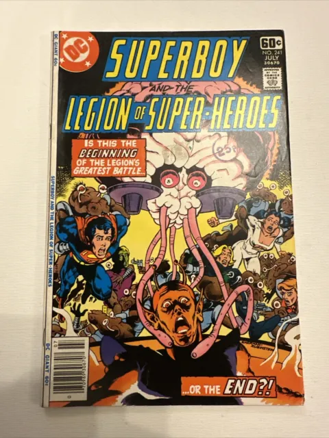 SUPERBOY Legion of Superheroes #241 VFN (8.0) DC ( Vol 1 1978)