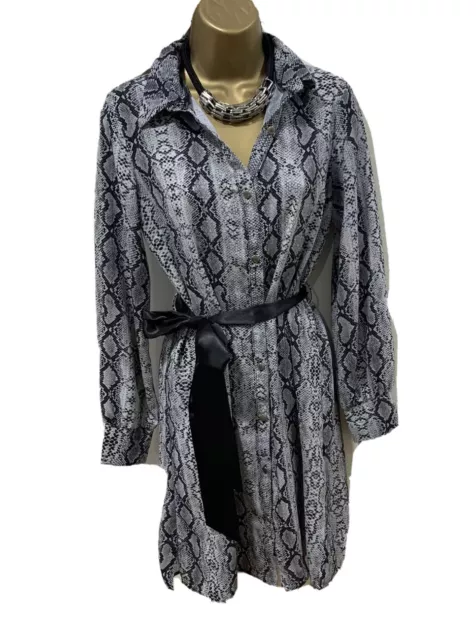 Lipsy kimono sleeve snake print dress hotsell