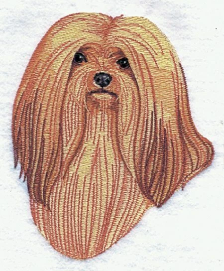 Embroidered Long-Sleeved T-Shirt - Lhasa Apso BT2626 Sizes S - XXL