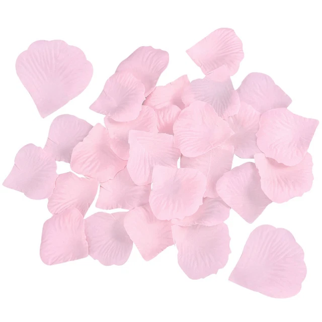 2000 piezas paño de seda pétalos de rosa artificiales simulación de boda pétalos