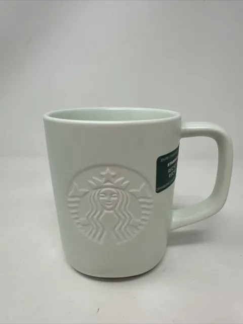 Starbucks 2023 Siren Recycled Ceramic Mint Triangular Bottom Mug 16oz BZD22 NEW