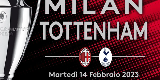 3 Bigletti Milan Tottenham UCL 14/02 secondo anello verde. Posti vicini.