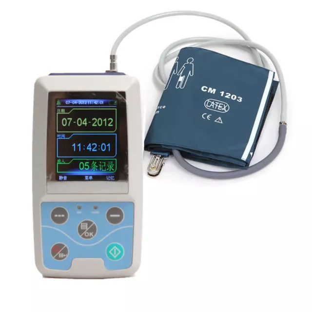 CONTEC ABPM50 24 Hours Ambulatory Blood Pressure Monitor Free PC Software,FDA CE