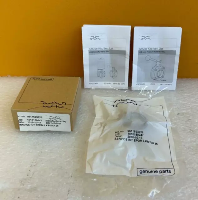 Alfa Laval 9611923028 Service Kit, For 1.0" EPDM LKB Butterfly Valves. New!