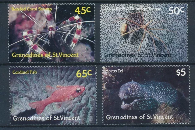 [BIN15400] Grenadines&St.Vincent 1987 Fish good set of stamps very fine MNH