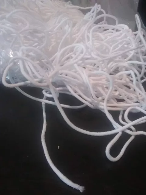 3mm (1/8") Elastic Band Cord Ear Strap Hanging DIY Material Bulk 200 yards