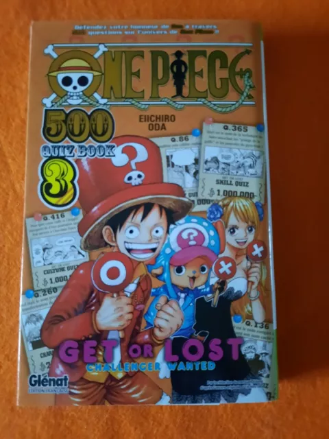 MANGA - one piece quiz book 500 T 3 edition glénat en VF