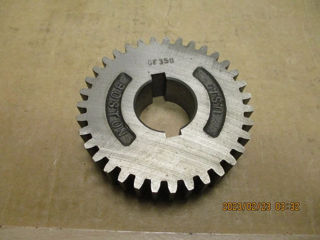 New Other, Boston Gf35B Change Gear, 1-1/4" Bore, 10 Dp, 35T, 14-1/2 Deg Pa.