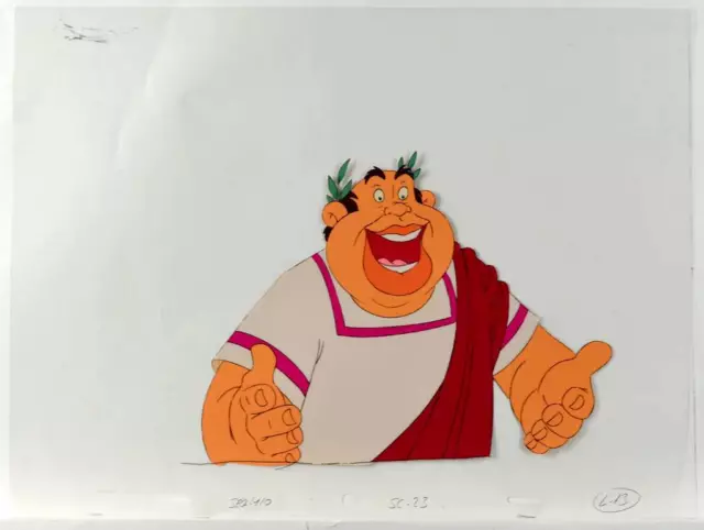 Asterix in America Original Production Cel Zeichentrickfolie Senator