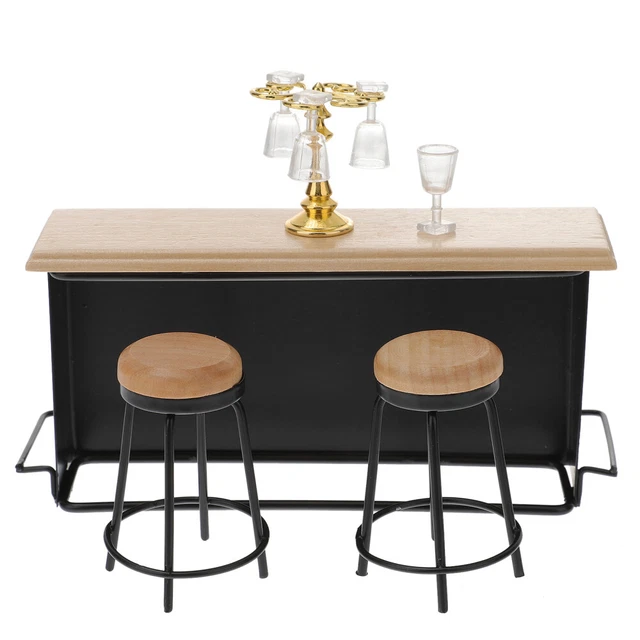 4 Sets De Mini Meubles D'école Pour Maison De Poupée - Bureau Et Chaise Réalistes Et Détaillés ! - 6