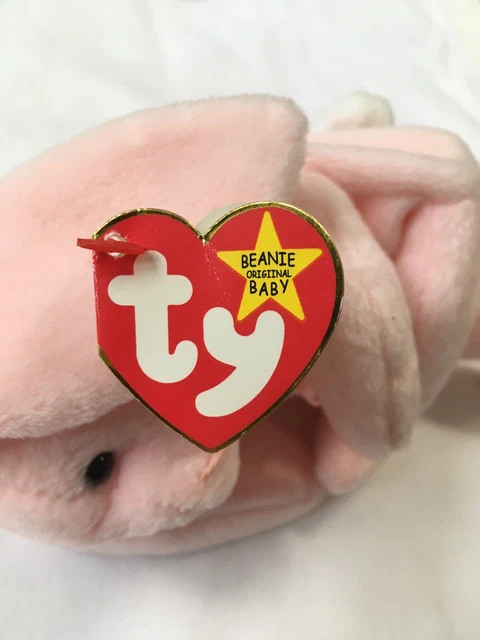 Rare Ty 1996 Retired “Hoppity”, Errors “SUFACE” & “ORIGIINAL” #4117, 1965(KR)