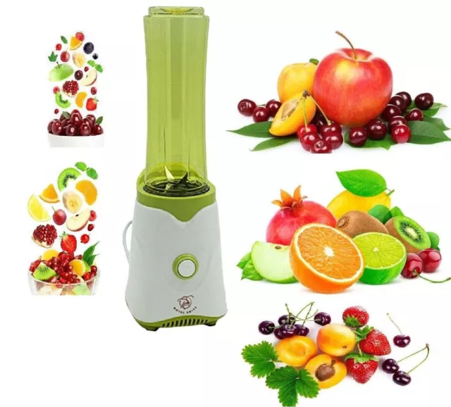 SMOOTHIE Maker SY1206 Blender, Smoothie Maker 300W avec bouteille portable sans