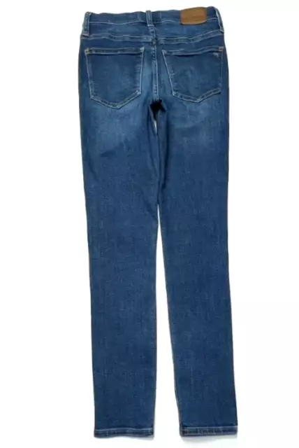Madewell 10" High Rise Roadtripper Skinny Jeans Womens (25"X28") Medium Wash 3