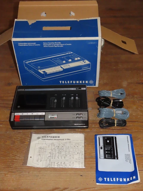 Telefunken Magnetophon 244 Reel To Reel Tape Recorder West Germany 1960s AS IS