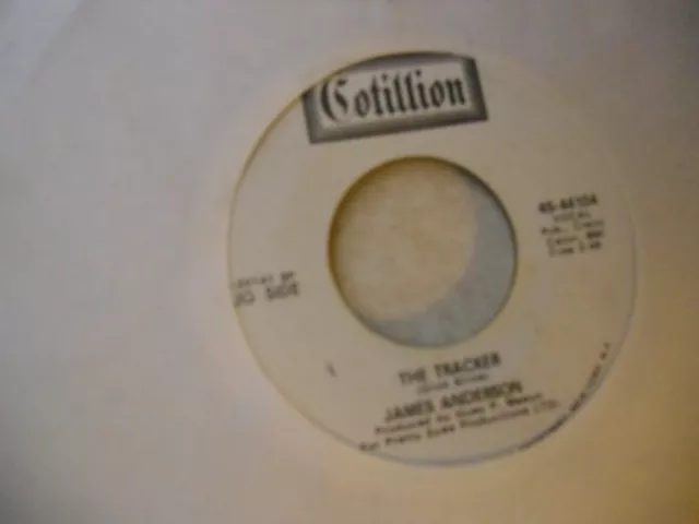 James Anderson The Tracker/The Answer 45 RPM Cotillion Records EX