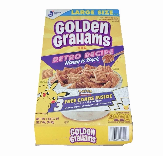 golden grahams pokemon cards Card 55 Rare Foil VMAX GX EX Set TCG Cardify Pack this breakfast cereal made with whole grain into portable lunch containers for crispy on the go snacks GENERAL MILLS 25TH Anniversary Pokemon