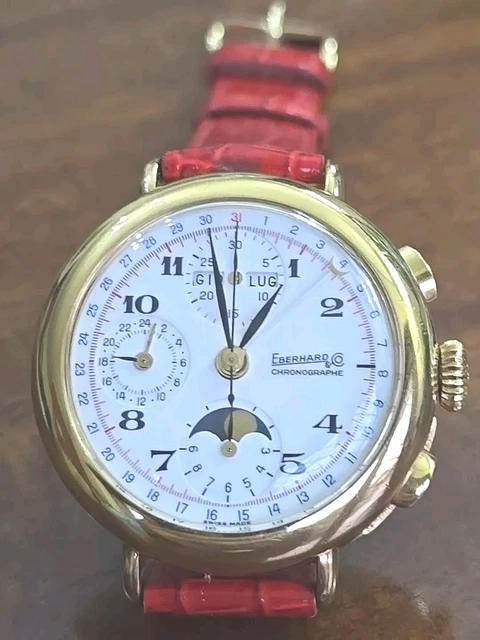 CRONOGRAFO EBERHARD LA CHAUX LE FONDS 1887 Triplo Calendario Fasi