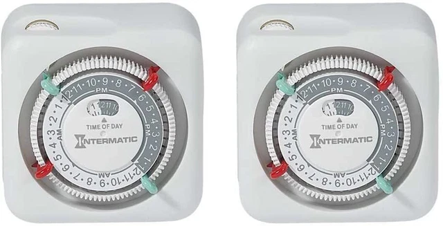 Intermatic TN111K-2PK Premium Indoor Timers 2-Pack