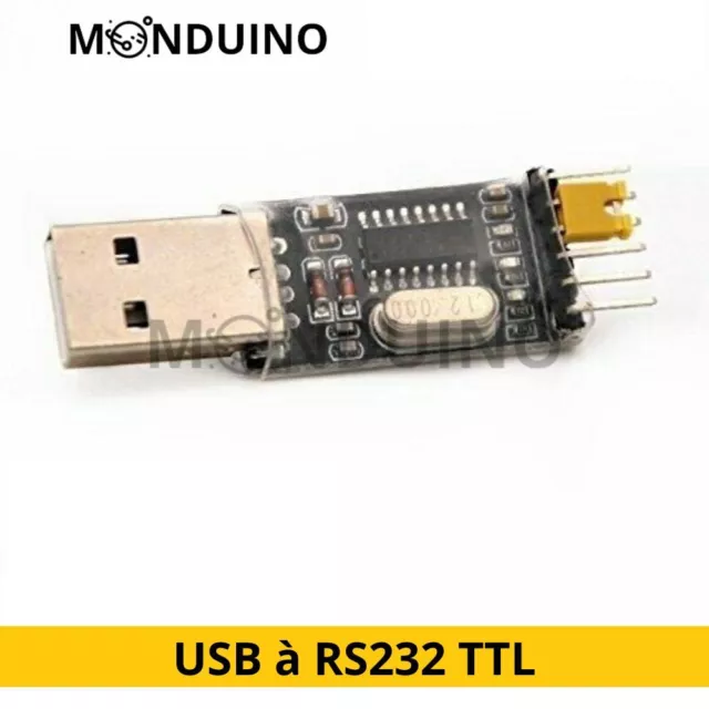 USB à RS232 TTL 6Pin CH340G convertisseur Module Adapter idem Pl2303 CP2102