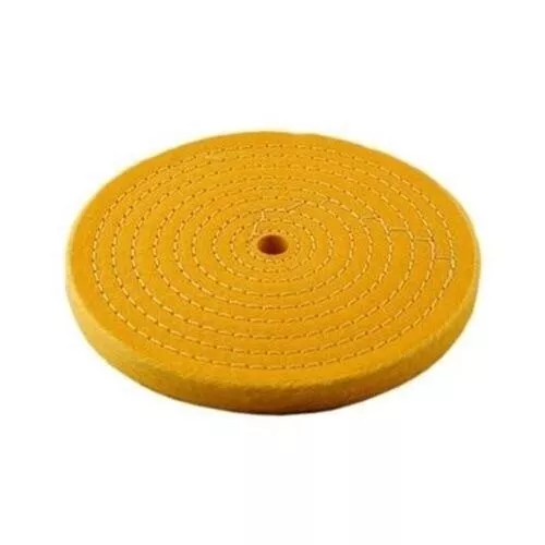 8" Treated Yellow Buffing Polishing Buffer Polish Wheels for Bench Grinder