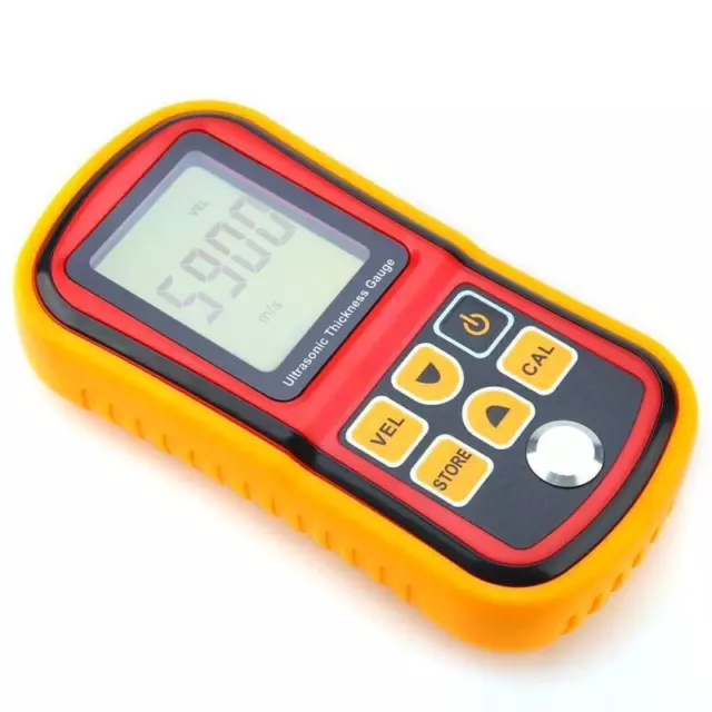 Digital Ultrasonic Thickness Meter Tester Gauge Metal Width Measurement Tool