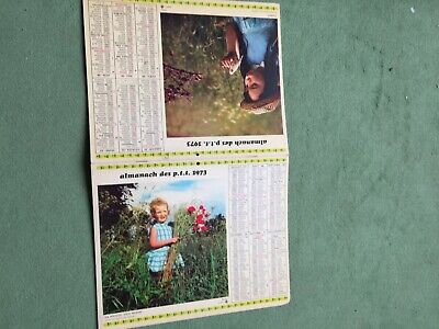 CALENDRIER ALMANACH PTT 1966 oberthur cueillette gourmandise dep 02 aisne 