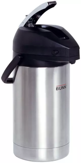 BUNN - BUN321300000 32130.0000 3.0-Liter Lever-Action Airpot, Stainless Steel