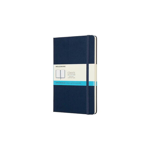 Moleskine Large Dotted Blue Sapphire Hard Cover 715437