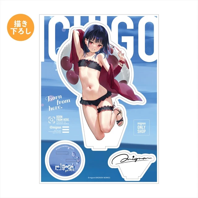 PSL Acrylic Figure Stand mignon Collection Perky Key Visual Ichigo Anime Japan