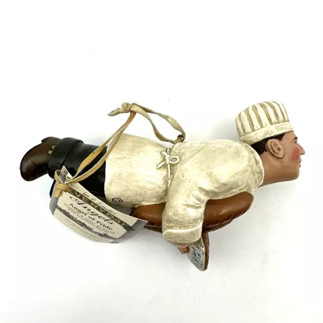 Leo Smith Folk Art Angel of Pride Baker Everyday Angels Ornament MCF Rare