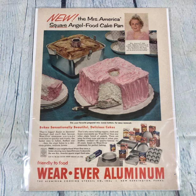 Vintage 1956 Wear Ever Aluminum Genuine Magazine Advertisement Print Ad Ephemera