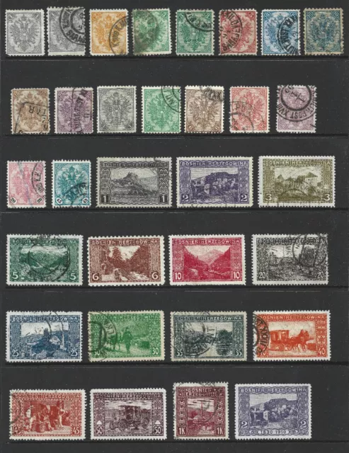 Bosnia And Herzegovina Stamp Selection Military Post Issues As Scans (2 Scans)