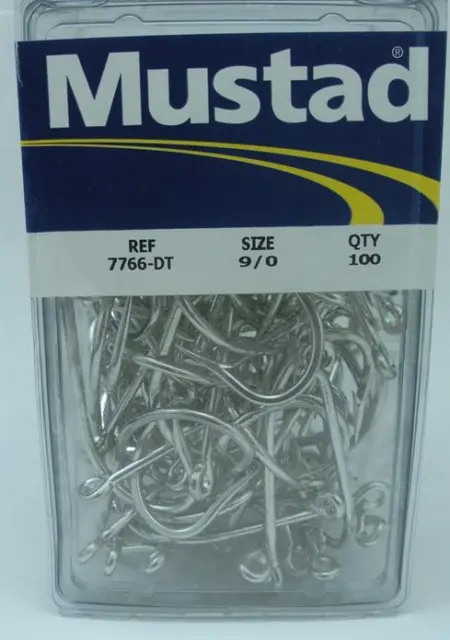 MUSTAD 7766-DT-9/0-100 TARPON Hook Size 9/0 100CT $98.26 - PicClick