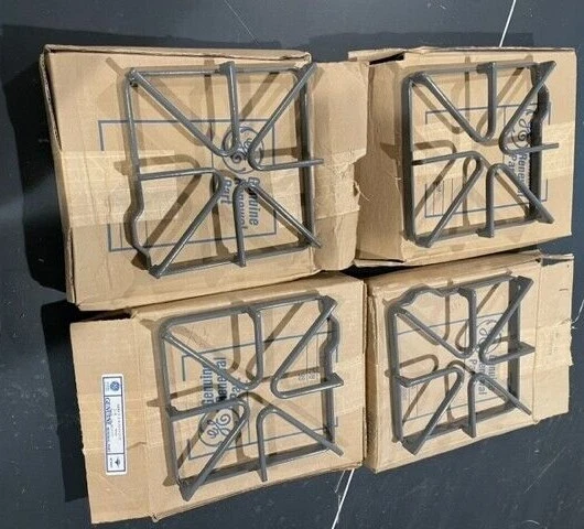 New GE Range Grate Set of 4 - Grey Part# WB31K0022