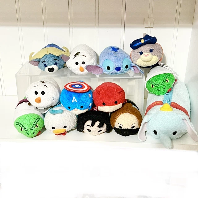 Disney Tsum Tsum Marvel Mini Plush Lot of 13 Zootopia Dumbo Pencil Case