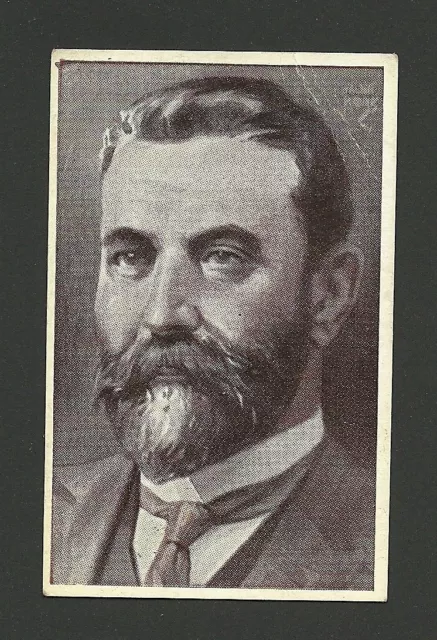 Alfred Deakin Prime Ministerof Australia Vintage Australian Card BHOF